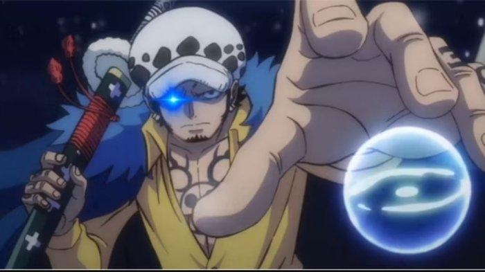 Trafalgar Law One Piece menggunakan opo ope no mi