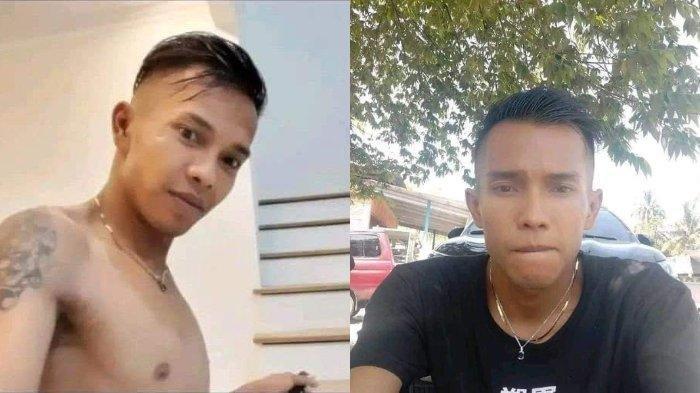 Indra Septiarman Pembunuh Gadis Penjual Gorengan Telanjang Dada dan Bawa Parang Saat Keluar Hutan
