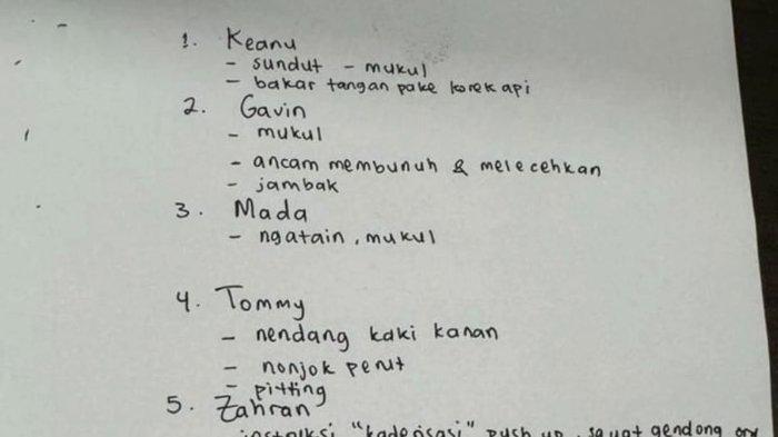 Inilah Identitas Geng Anak Vincent Rompies yang Diduga Terlibat Perundungan, Berjumlah 8 Orang
