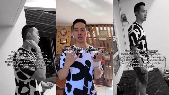 Detik-Detik Seleb Tiktok Michael Rendy Ayah Clayton Dirampok Tetangga ...