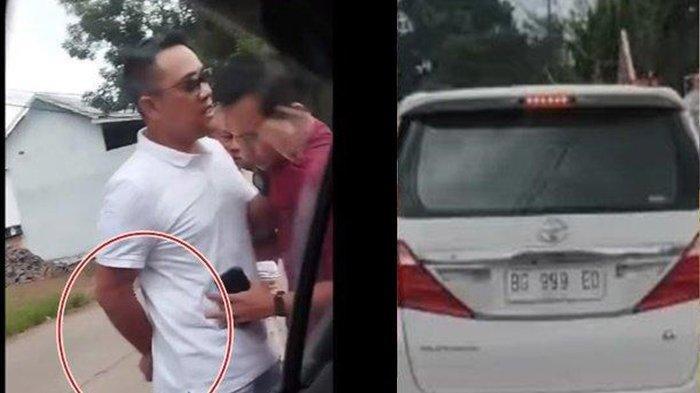FAKTA Baru Oknum Polisi Ancam Warga di Palembang, Mobil Alphard Ternyata Pakai Pelat Bodong.