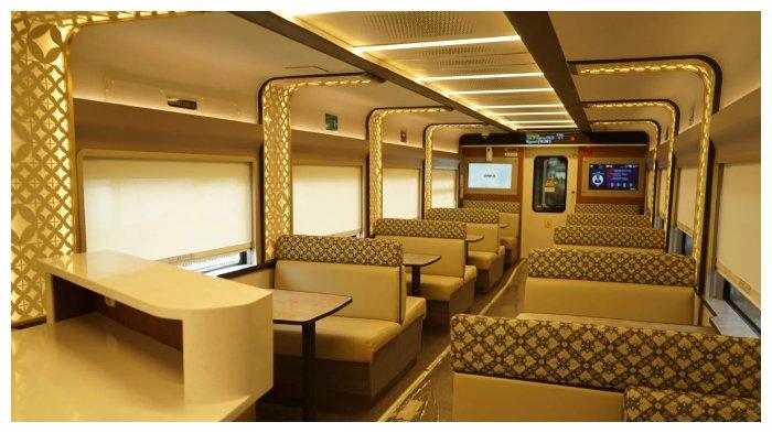 Interior Kereta Makan Kereta Ekonomi SS New Generation.