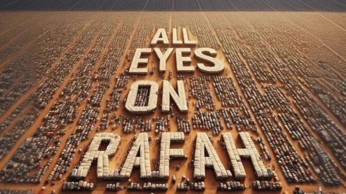 Israel Bakar Hidup-hidup 50 Warga Palestina hingga Menggema Slogan 'All Eyes on Rafah'