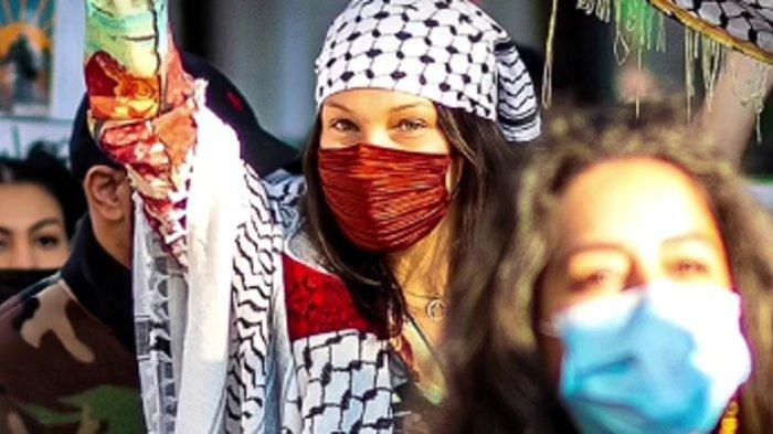 Bella Hadid gelar aksi bela Palestina pada Mei 2021