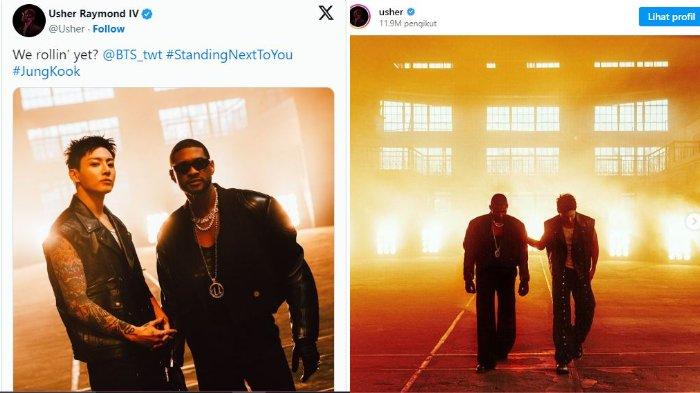 Jungkook BTS dan Usher Ngedace Bareng di Lagu 'Yeah!'