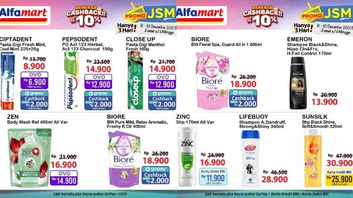 KATALOG Promo JSM Alfamart 15-17 Desember 2023: Diskon Minyak Goreng 2L Mulai dari Rp30.200 Saja