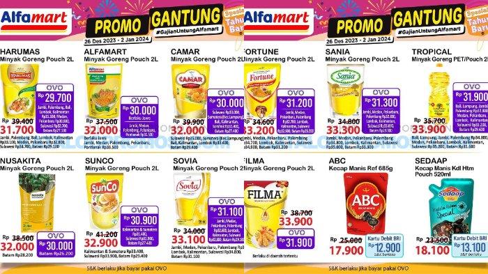 KATALOG Promo JSM Alfamart 29-31 Desember 2023: Minyak Goreng 2L Rp 29.700, Popok Sweety Rp34.900