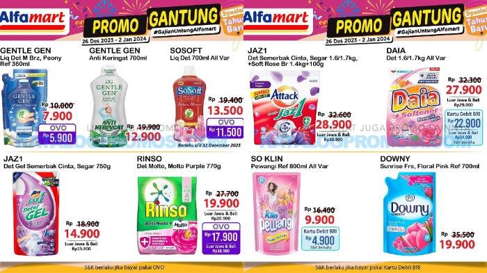 KATALOG Promo JSM Alfamart 29-31 Desember 2023: Minyak Goreng 2L Rp 29.700, Popok Sweety Rp34.900