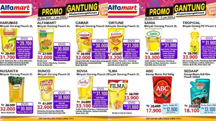 KATALOG Promo JSM Alfamart Awal Tahun 5-7 Januari 2024: Diskon Minyak Goreng 2L Mulai dari Rp29.700