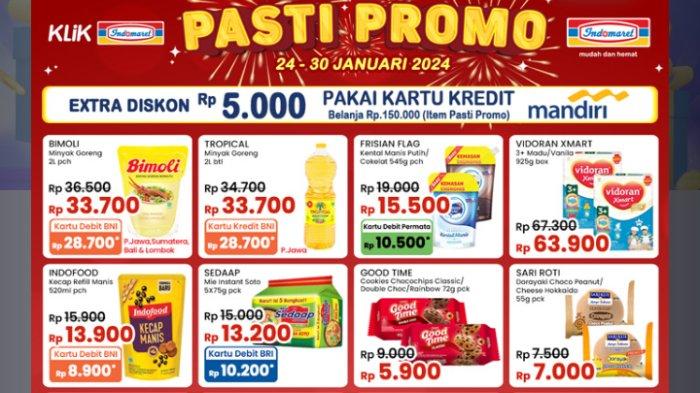 KATALOG Promo JSM Indomaret 26-28 Januari 2024: Minyak Goreng 2L Rp33.700, Pakai BNI Jadi Rp28.700