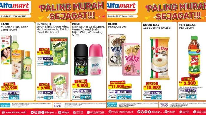 Katalog Promo Alfamart 3-7 Januari 2024: Deterjen Daia Rp16.500, Popok Baby Happy Rp 48.500