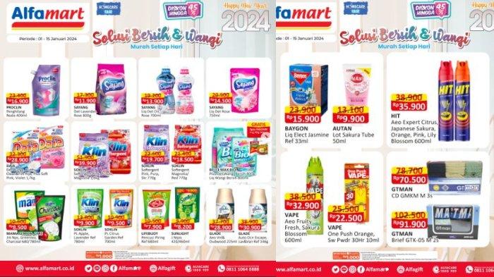 Katalog Promo Alfamart 3-7 Januari 2024: Deterjen Daia Rp16.500, Popok Baby Happy Rp 48.500