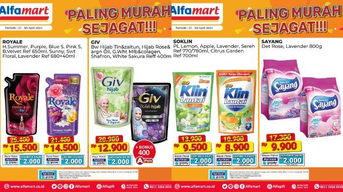 Katalog Promo Alfamart Sampai 30 April 2024: Popok Rp58.900, Sunlight Rp8.900