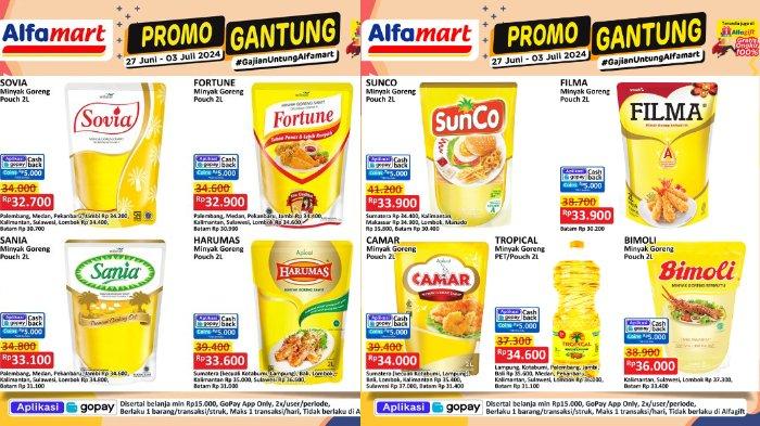 Katalog Promo Alfamart Selasa 7 Juli 2024: Diskon Minyak Goreng Murah 2L Rp 30 Ribuan Saja