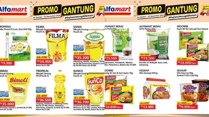 Katalog Promo Alfamart Senin 29 Oktober 2024 Diskon Minyak Goreng 2L Mulai dari Rp34.900