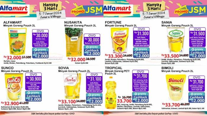 Katalog Promo JSM Alfamart 12-14 Januari 2024: Diskon Minyak Goreng Murah 2L Mulai dari Rp 30.000