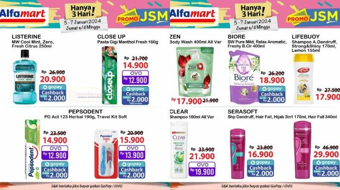 Katalog Promo JSM Alfamart 12-14 Januari 2024: Diskon Minyak Goreng Murah 2L Mulai dari Rp 30.000