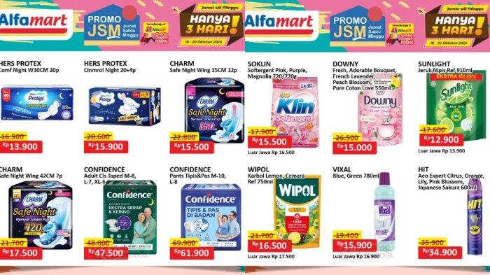 Katalog Promo JSM Alfamart 18-20 Oktober 2024 Minyak Goreng 2L Berbagai Merek Cuma Rp30 Ribuan Saja
