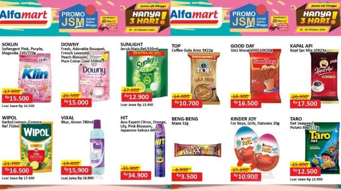 Katalog Promo JSM Alfamart 18-20 Oktober 2024 Minyak Goreng 2L Berbagai Merek Cuma Rp30 Ribuan Saja