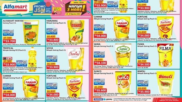Katalog Promo JSM Alfamart 23-25 Agustus 2024: Diskon Minyak Goreng Murah 2L Mulai dari Rp 33.700