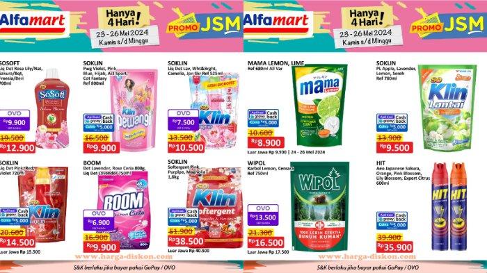 Katalog Promo JSM Alfamart 23-26 Mei 2024: Diskon Minyak Goreng Murah 2L Mulai dari Rp30.600