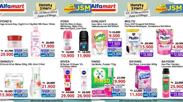 Katalog Promo JSM Alfamart 23,24,25 Februari 2024: Diskon Minyak Goreng Murah 2L Cuma Rp30 Ribuan