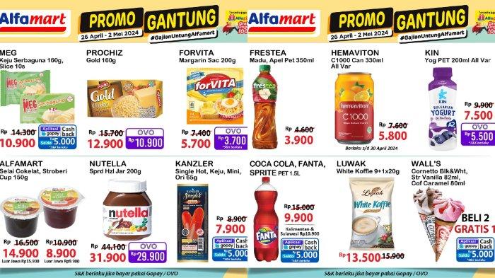Katalog Promo JSM Alfamart 26,27,28 April 2024: Minyak Goreng 2L Rp32.600, Pakai OVO Jadi Rp30.600