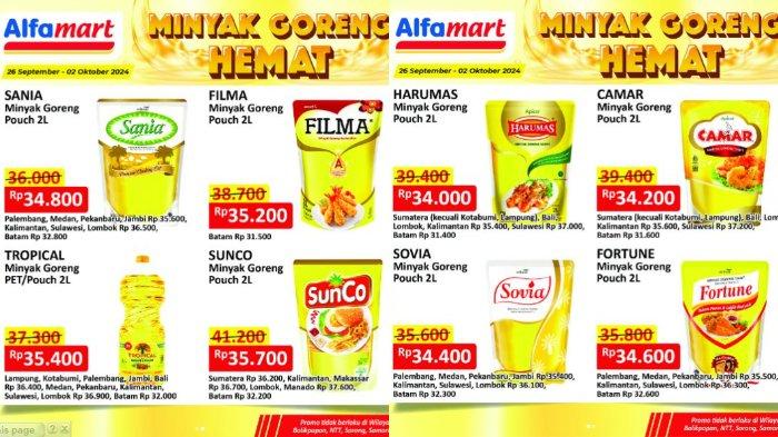 Katalog Promo JSM Alfamart 27-29 September 2024: Promo Minyak Goreng Murah 2L Mulai dari Rp34.000