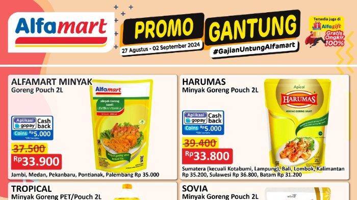 Katalog Promo JSM Alfamart 30 Agustus-1 September 2024: Minyak Goreng Murah 2L Mulai dari Rp 33.800