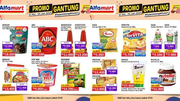 Katalog Promo JSM Alfamart 31 Mei -2 Juni 2024: Minyak Goreng 2L Rp33.000, Pakai OVO jadi Rp31.000