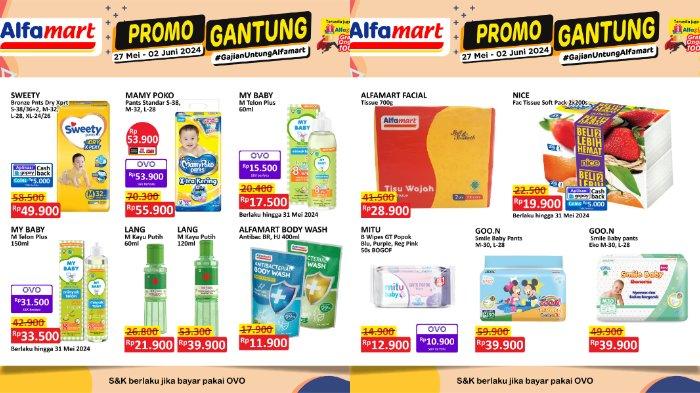 Katalog Promo JSM Alfamart 31 Mei -2 Juni 2024: Minyak Goreng 2L Rp33.000, Pakai OVO jadi Rp31.000