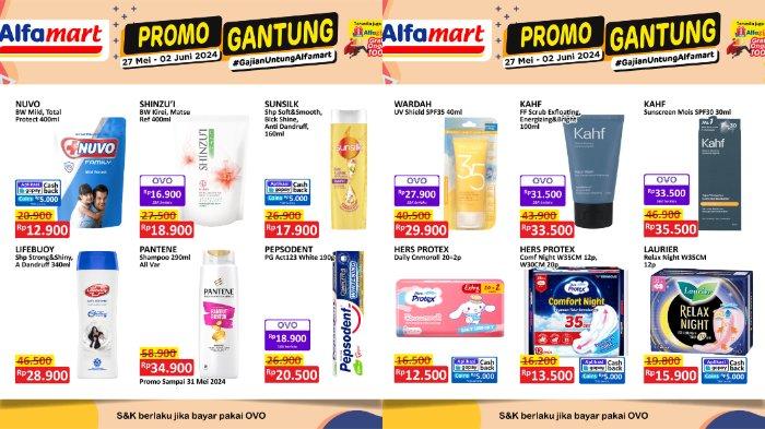 Katalog Promo JSM Alfamart 31 Mei -2 Juni 2024: Minyak Goreng 2L Rp33.000, Pakai OVO jadi Rp31.000