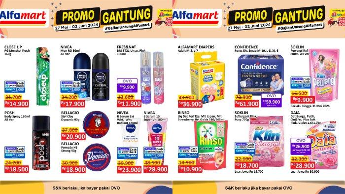 Katalog Promo JSM Alfamart 31 Mei -2 Juni 2024: Minyak Goreng 2L Rp33.000, Pakai OVO jadi Rp31.000