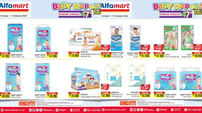 Katalog Promo JSM Alfamart 4, 5, 6 Oktober 2024: Diskon Popok Bayi Mulai dari Rp 24.900 Saja