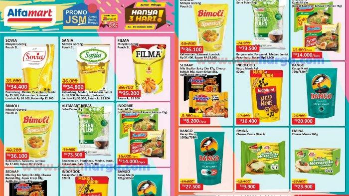 Katalog Promo JSM Alfamart Sabtu 5 Oktober 2024: Minyak Goreng 2L Rp 34.400, Popok Rp 47.900