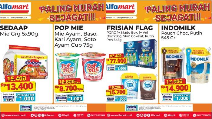 Katalog Promo JSM Alfamart 6-8 September 2024: Pop Mie Rp8.700/2pcs, Popok Rp 47.500