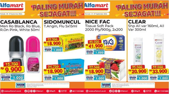 Katalog Promo JSM Alfamart 6-8 September 2024: Pop Mie Rp8.700/2pcs, Popok Rp 47.500