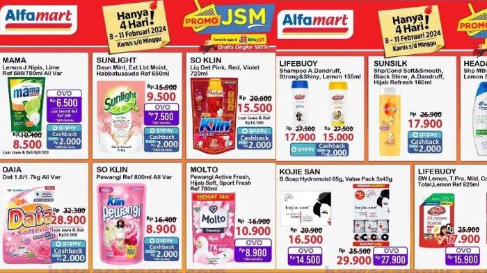 Katalog Promo JSM Alfamart 9-11 Februari 2024: Diskon Minyak Goreng Murah 2L Cuma Rp 30 Ribuan