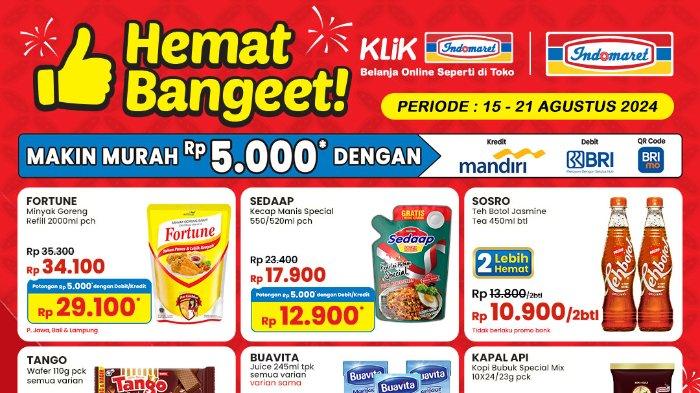Katalog Promo JSM Indomaret 16,17,18 Agustus 2024: Momy Poko Rp 48.900, Minyak Goreng 2L Rp 29.100