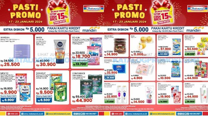 Katalog Promo JSM Indomaret 19-21 Januari 2024: Minyak Goreng 2L Rp33.300, Pakai Permata Rp28.300