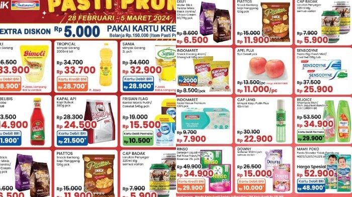 Katalog Promo JSM Indomaret 1,2,3 Maret 2024: Minyak Goreng 2L Rp28.900, Popok Rp48.900