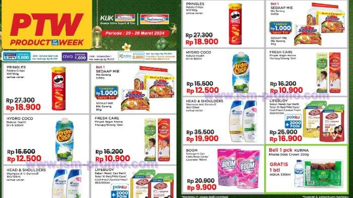 Katalog Promo JSM Indomaret 21-26 Maret 2024: Minyak Goreng 2L Rp32.900, Pakai BNI jadi Rp27.900