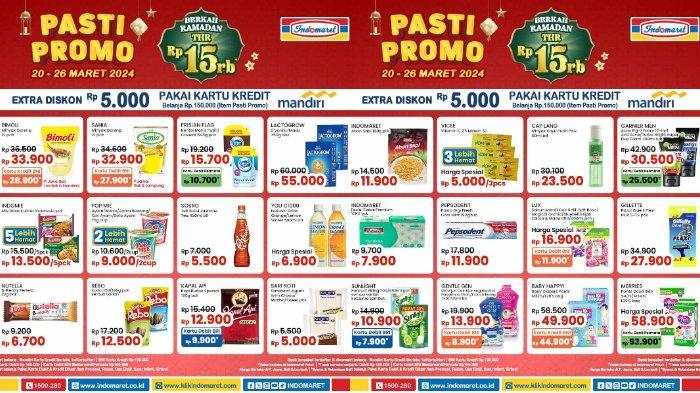 Katalog Promo JSM Indomaret 21-26 Maret 2024: Minyak Goreng 2L Rp32.900, Pakai BNI jadi Rp27.900
