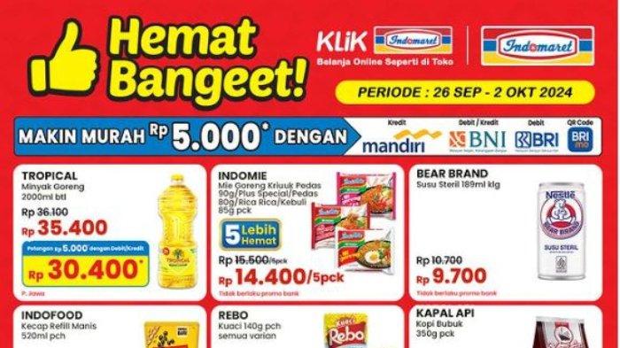 Katalog Promo JSM Indomaret Jumat 27 September 2024: Minyak Goreng 2L Cuma Rp30.400 Saja