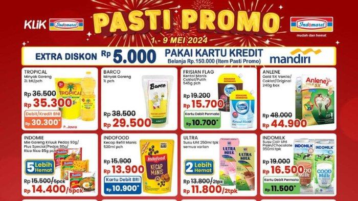 Katalog Promo JSM Indomaret 3-5 Mei 2024: Minyak Goreng 2L Rp35.300, Pakai BNI Jadi Rp30.300