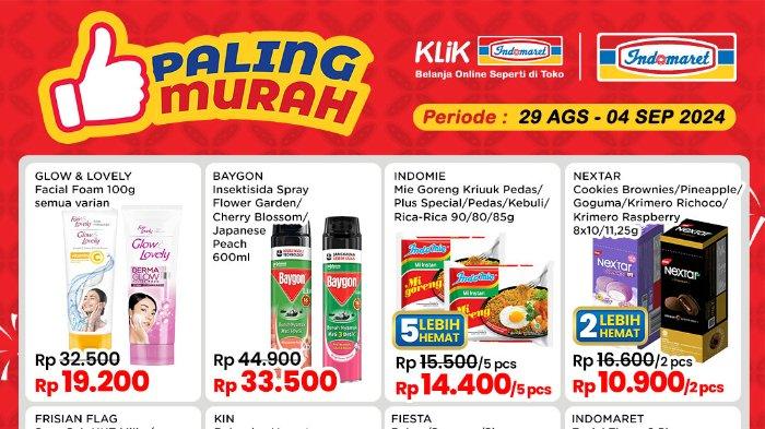 Katalog Promo JSM Indomaret 30 Agustus-1 September 2024: Minyak Goreng 2L Rp 29.500, Tebs Rp 1.900