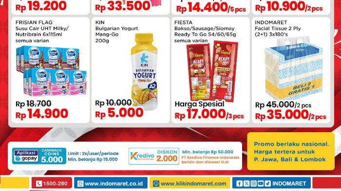 Katalog Promo JSM Indomaret 30 Agustus-1 September 2024: Minyak Goreng 2L Rp 29.500, Tebs Rp 1.900