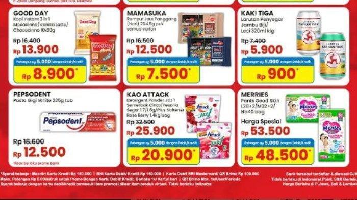 Katalog Promo JSM Indomaret 4, 5, 6 Oktober 2024: Attack Jazz1 1,7Kg Rp20.900, Popok Rp 48.500