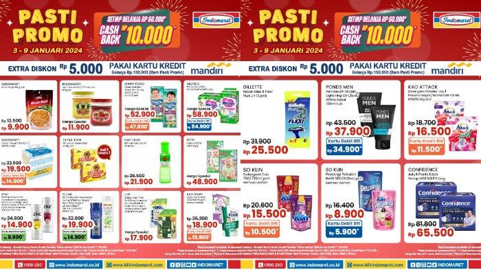 Katalog Promo JSM Indomaret 5,6,7 Januari 2024: Minyak Goreng Sania 2L Rp 28.500, Popok Rp 47.900