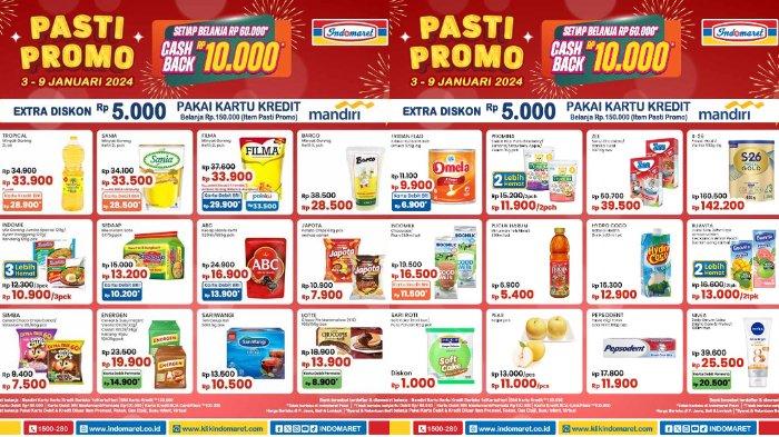 Katalog Promo JSM Indomaret 5,6,7 Januari 2024: Minyak Goreng Sania 2L Rp 28.500, Popok Rp 47.900